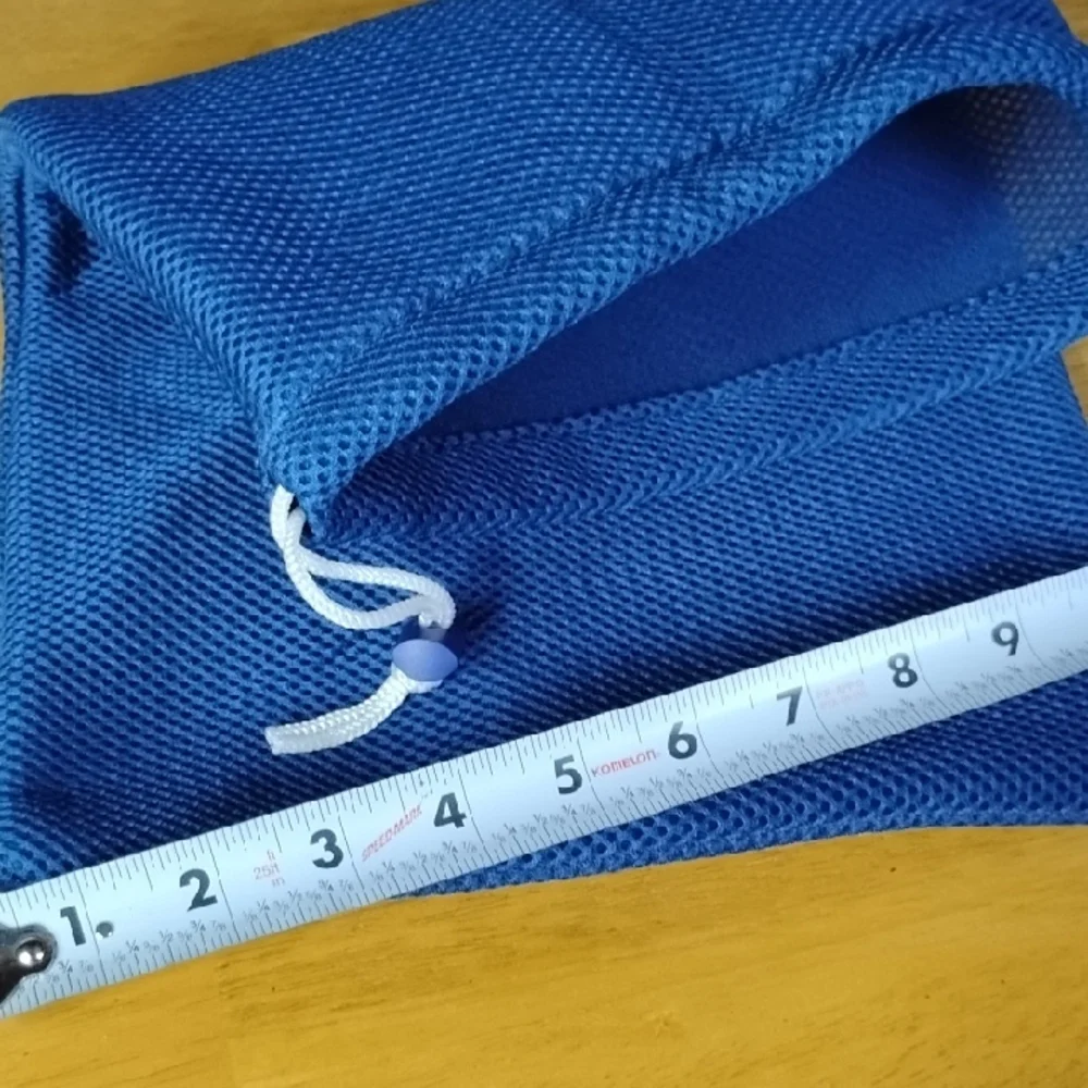 Jiberish Blue Bath Storage Bag Drawstring